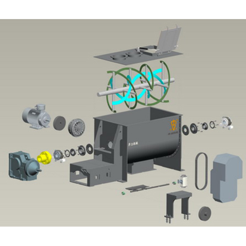 WLDH Horisontal Ribbon Mixer